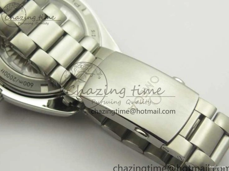 0208 EyeCatching Planet Ocean Professional Ceramic Bezel 45.5mm 1:1 VSF Best Edition Silver Markers on SS Bracelet A8500 Super Clone 8050